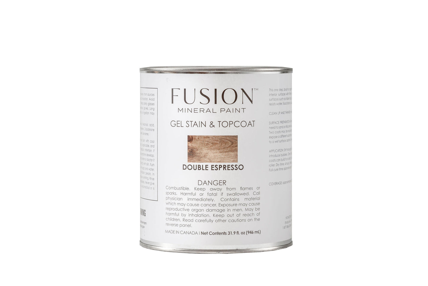 Fusion Gel Stain and Top Coat
