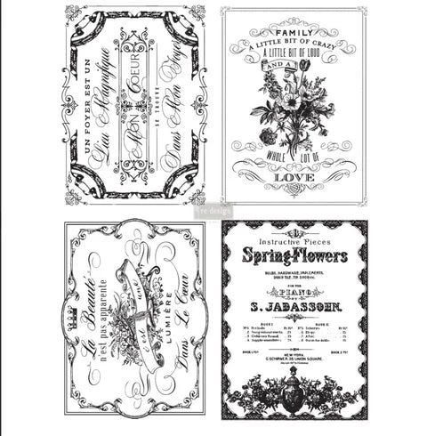 Redesign Transfer Spring Flowers DISC