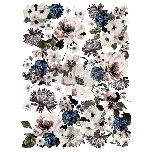 Redesign Transfer Dark Floral  DISC