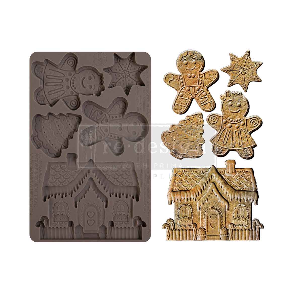 Redesign Mould Festive Gingerbread